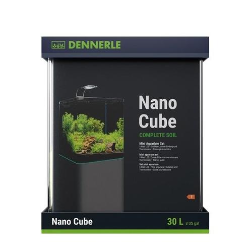 Dennerle Nanocube Complete + Soil | 30L | 30 x 30 x 35 CM, Dieren en Toebehoren, Vissen | Aquaria en Toebehoren, Ophalen of Verzenden