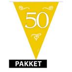 50 jaar getrouwd feestartikelen pakket - 50 jaar getrouwd, Ophalen of Verzenden, Nieuw