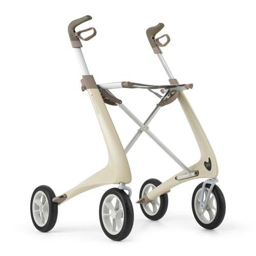 byACRE Carbon Ultralight Rollator met weekendtas - Wit S, Diversen, Verpleegmiddelen, Nieuw, Ophalen of Verzenden