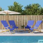 vidaXL Strandhanddoeken 4 st 400 g/m² 60x135 cm stof, Huis en Inrichting, Badkamer | Badtextiel en Accessoires, Verzenden, Nieuw