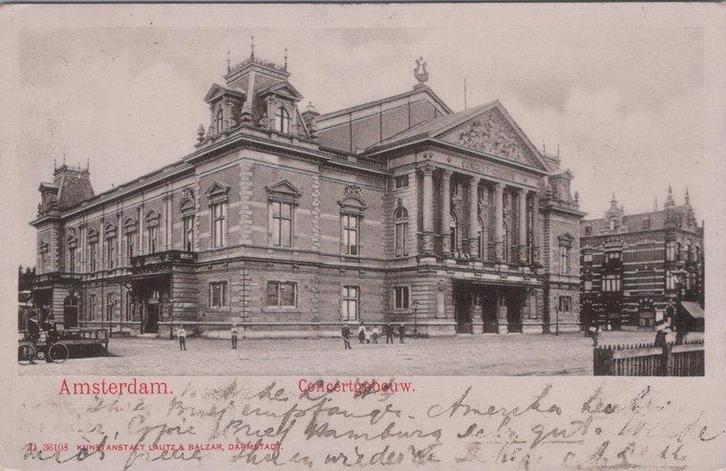 AMSTERDAM - Concertgebouw, Verzamelen, Ansichtkaarten | Nederland, Verzenden