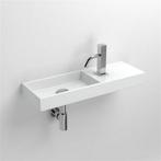 Fontein Clou Mini Wash Me 56x19x6cm Keramiek Glans Wit (Met, Ophalen of Verzenden, Nieuw, Overige typen