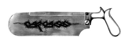 Carcass - Saw - ijzeren pin officiële merchandise, Verzamelen, Muziek, Artiesten en Beroemdheden, Overige typen, Nieuw, Ophalen of Verzenden