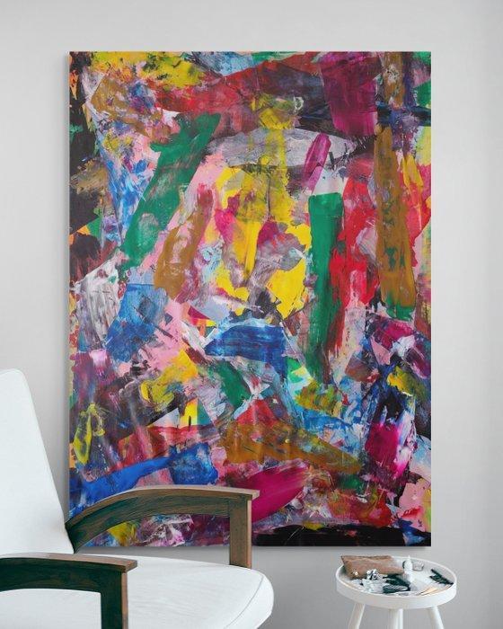 Jagoner - Una emoción incontrolada, Antiek en Kunst, Kunst | Schilderijen | Modern