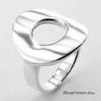 925 Zilveren Open Donut Ring – Glanzende Design Ring met Mod, Sieraden, Tassen en Uiterlijk, Ringen, Verzenden, Nieuw, Zilver