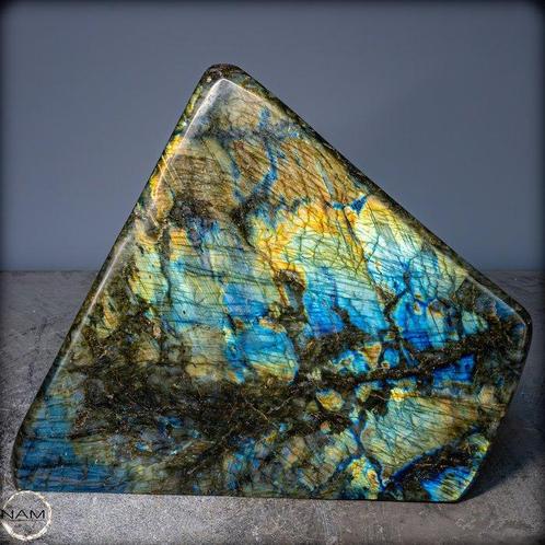 Natuurlijke labradoriet van eerste kwaliteit Gepolijst-, Verzamelen, Mineralen en Fossielen