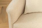 Moderne bank ATELIER L 330cm beige Bouclé XXL bank incl., Huis en Inrichting, Banken | Bankstellen, Ophalen of Verzenden, Nieuw