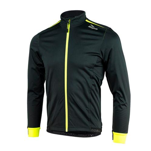 Pesaro Winterjack Zwart/fluor gele Rits, Fietsen en Brommers, Fietsaccessoires | Fietskleding, Heren, Nieuw, Verzenden