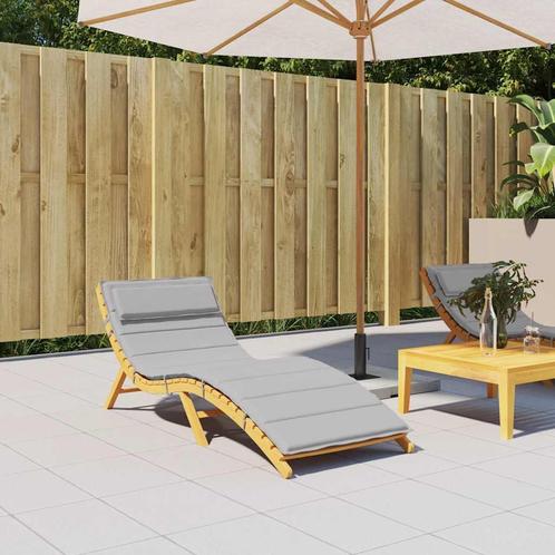 vidaXL Ligbedkussen 180x60x4 cm oxford stof grijs, Huis en Inrichting, Woonaccessoires | Kussens, Grijs, Nieuw, Verzenden