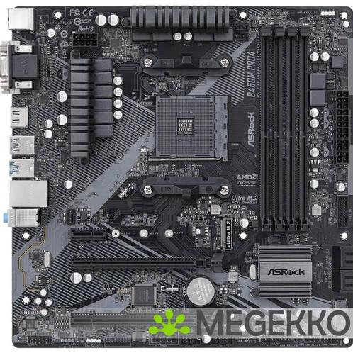 Asrock B450M PRO4 R2.0, Computers en Software, Moederborden, Nieuw, Verzenden