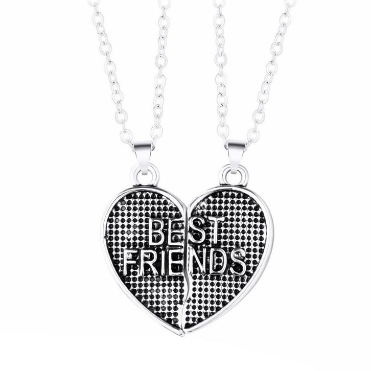 Fako Bijoux® - Vriendschapsketting - BFF Ketting - Hart, Sieraden, Tassen en Uiterlijk, Kettingen, Verzenden
