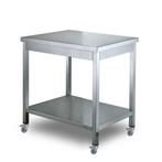 HCB Basic-line Werktafel - 70 x 70 x 85 cm - verrijdbaar -, Zakelijke goederen, Horeca | Keukenapparatuur, Verzenden, Nieuw in verpakking