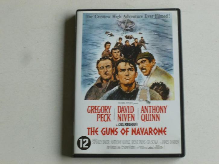The Guns of Navarone - Gregory Peck, David Niven, Quinn (DVD, Cd's en Dvd's, Dvd's | Klassiekers, Zo goed als nieuw, Verzenden