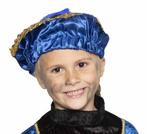 Pietbaret satijn blauw kind, Verzenden, Nieuw, Feestartikel