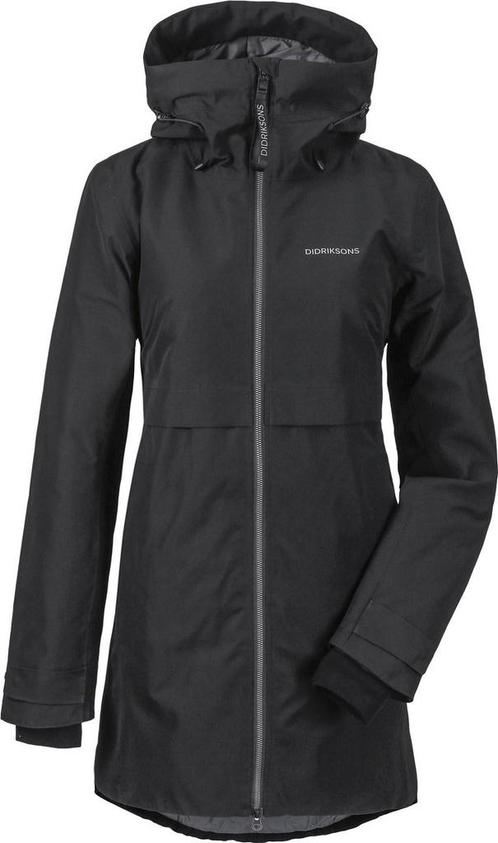 Didriksons - Maat 42 - Helle Wns Parka 3 - Black - Vrouwen, Kleding | Dames, Jassen | Winter, Verzenden