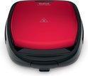 Tefal Snack Time SW341512 sandwich maker 700 W Rood, Nieuw