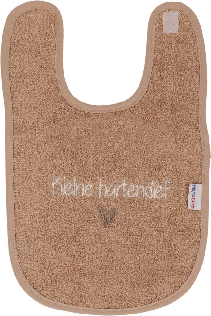 MamaLoes Nougat Kleine Hartendief Tekst Slab ML010134, Kinderen en Baby's, Babyvoeding en Toebehoren, Nieuw, Verzenden