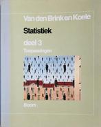 STATISTIEK 3. TOEPASSINGEN 9789060096697 W.P. van den Brink, Verzenden, Gelezen, W.P. van den Brink