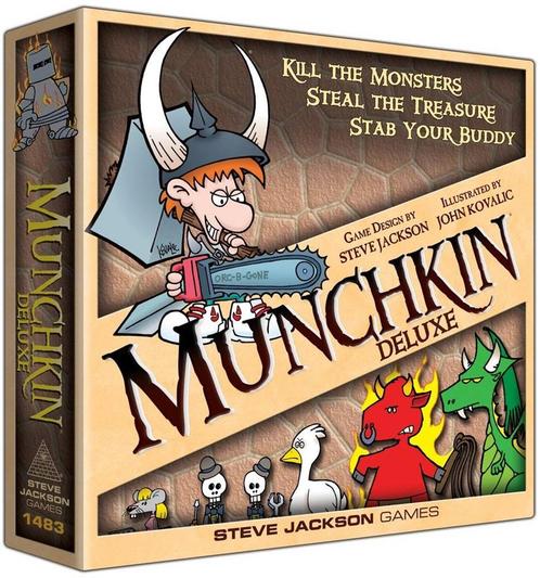 Munchkin Deluxe | Steve Jackson Games - Kaartspellen, Hobby en Vrije tijd, Gezelschapsspellen | Kaartspellen, Nieuw, Verzenden