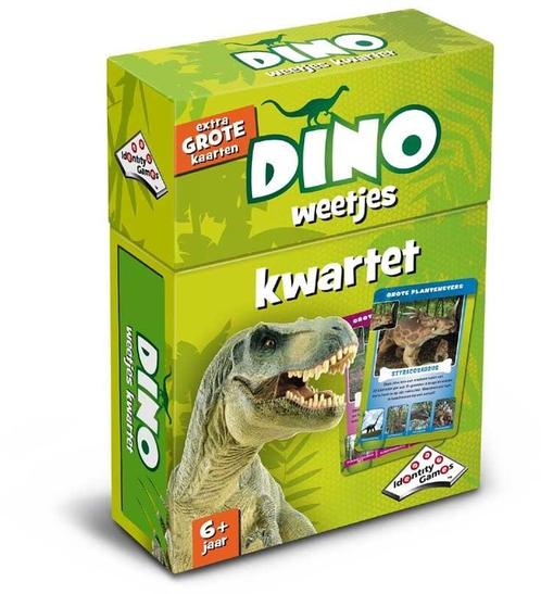 Dino Weetjes Kwartet | Identity Games - Kaartspellen, Hobby en Vrije tijd, Gezelschapsspellen | Kaartspellen, Nieuw, Verzenden