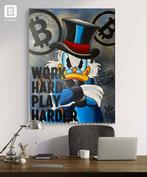 Xavier Van Walsem (1980) - scrooge mcduck work hard play, Antiek en Kunst