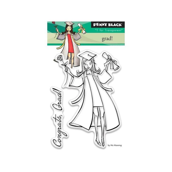 Penny Black - Clearstamp - Grad! - 30-428, Hobby en Vrije tijd, Knutselen, Nieuw, Verzenden