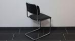 Gispen 101H stoel leer Toledo zwart, Huis en Inrichting, Stoelen, Ophalen of Verzenden, Zo goed als nieuw, Leer