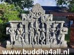 Buddha tempel muur borobudur yogyakarta indonesia. boeddha, Nieuw, Steen, Ophalen of Verzenden, Boeddhabeeld