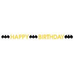 Batman Letterslinger Happy Birthday 1,8m, Hobby en Vrije tijd, Feestartikelen, Verzenden, Nieuw