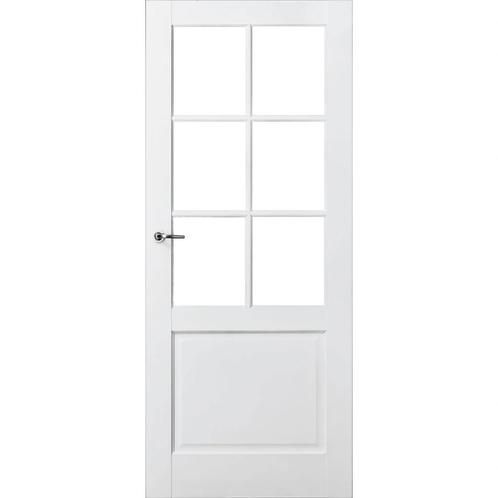 Skantrea binnendeur SKS 220 83x231,5 (Opdek universeel), Doe-het-zelf en Verbouw, Deuren en Horren, Nieuw, Glas, Hout, Binnendeur