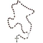 Fako Bijoux® - Ketting - Rozenkrans - Sandelhout - Roodbruin, Sieraden, Tassen en Uiterlijk, Kettingen, Verzenden, Nieuw