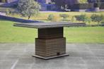 Bilbao hoek dining loungeset 4 delig grijs verstelbare tafel, Tuin en Terras, Ophalen of Verzenden, Nieuw, Wicker