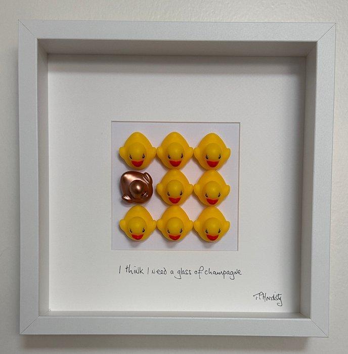 T P Hardisty - I think I need a glass of champagne, Antiek en Kunst, Kunst | Schilderijen | Modern