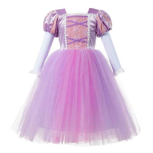 Prinsessenjurk - Luxe prinses Rapunzel jurk, Kinderen en Baby's, Carnavalskleding en Verkleedspullen, Nieuw, Ophalen of Verzenden