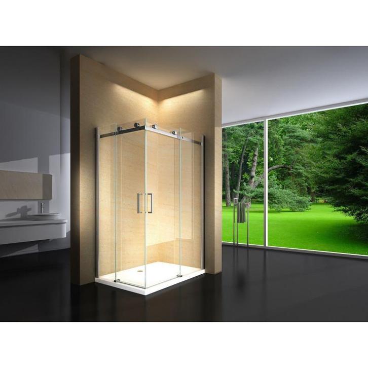 Douchecabine 120X90 Vierkant Vivo LB- Helder Glas - Links, Doe-het-zelf en Verbouw, Sanitair, Nieuw, Ophalen of Verzenden