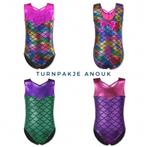 Nieuw turnpakje Anouk - maat 104/110 tot en met 152/158, Overige kleuren, Nieuw, Turnpak(je), Kindermaat 122 t/m 140