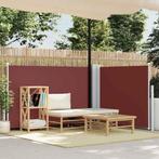 vidaXL Windscherm uittrekbaar 120x600 cm bruin, Verzenden, Nieuw