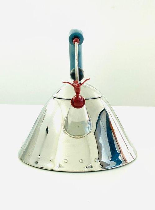 Alessi - Michael Graves - Theeketel - Modello 9093 - Staal,, Antiek en Kunst, Antiek | Meubels | Stoelen en Banken