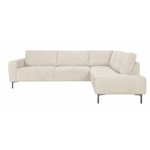 SALE: -17% Woonexpress Hoekbank Deventer - Stof - Naturel -, Huis en Inrichting, Banken | Bankstellen, Nieuw, Overige materialen