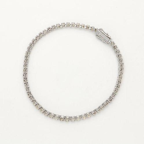 Armband - 18 karaat Witgoud Diamant (Natuurlijk), Sieraden, Tassen en Uiterlijk, Armbanden