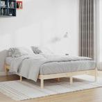 vidaXL Bedframe zonder matras massief grenenhout 193x203 cm, Bruin, Verzenden, Hout, Nieuw