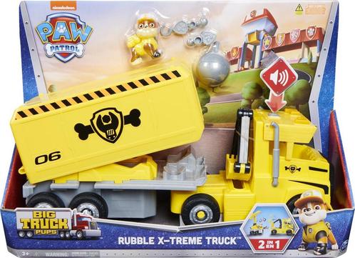 PAW Patrol Big Truck Pups - PAW Patrol Rubble 2 in 1, Kinderen en Baby's, Speelgoed | Overig, Verzenden