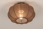 Rietveld Plafondlampen - Bruin - Stof, Metaal, Huis en Inrichting, Verzenden, Nieuw