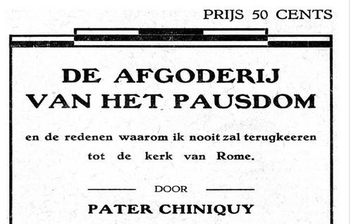 De afgoderij van het PAUSDOM, Boeken, Godsdienst en Theologie, Nieuw, Christendom | Katholiek, Christendom | Protestants, Verzenden
