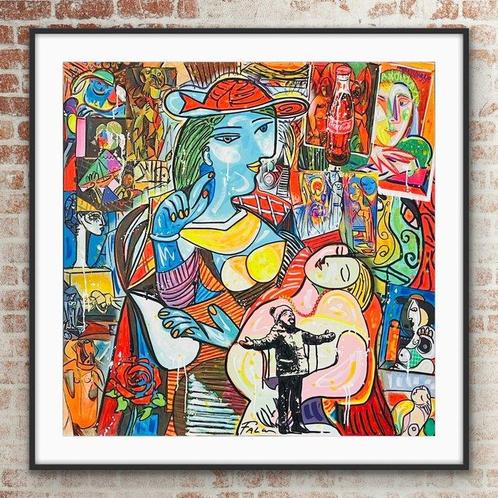 Joaquim Falco (1958) - PICASSO, JE TADORE. XL, Antiek en Kunst, Kunst | Schilderijen | Modern