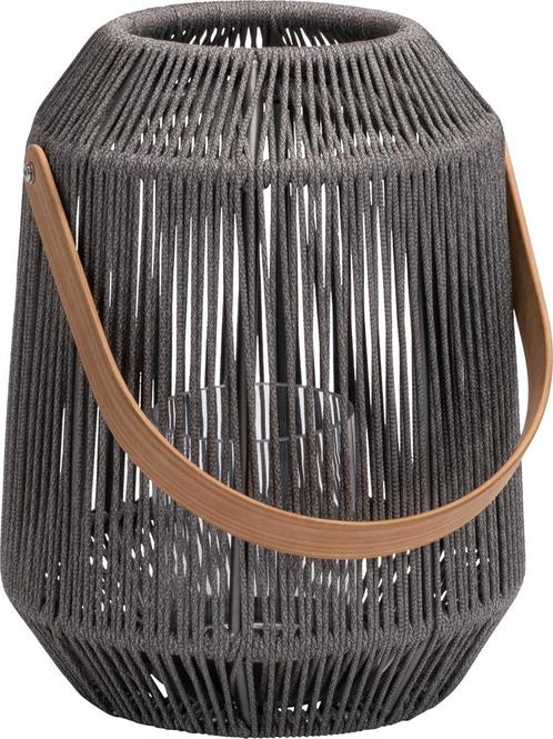 Stern nNele lantaarn aluminium Ø39x50 cm - Lichtgrijs, Tuin en Terras, Buitenverlichting, Ophalen of Verzenden