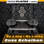 ScSPORTS® 20 kg Halterset - Dumbbell Set met koffer - korte, Verzenden, Nieuw