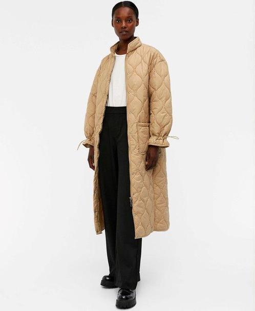 OBJECT - Maat 38 -OBJLINE LONG QUILTED JACKET NOOS Jas, Kleding | Dames, Jassen | Winter, Verzenden