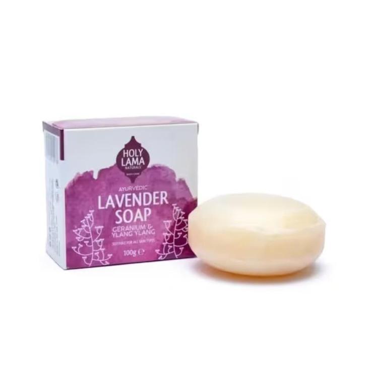 Zeep in Doos Lavendel, Geranium & Ylang Ylang - Holy Lama, Sport en Fitness, Gezondheidsproducten en Wellness, Ophalen of Verzenden