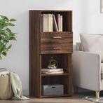 vidaXL buffetkast 50x42,5x124 cm bewerkt hout bruin, Huis en Inrichting, Kasten | Buffetkasten, Verzenden, 100 tot 150 cm, Nieuw